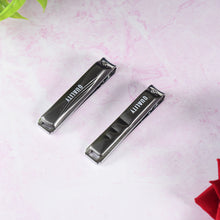 Stainless Steel Folding Portable Large Nail Clippers With Nail File (1 Pc)