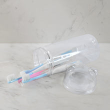 Multipurpose Travel-friendly Toothbrush Holder With 4 Soft Bristle Toothbrushes