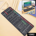 12982 Shortcut Keyboard Mat Mouse Pad Mat Mouse Pads For Desk Quick Key Super Large Anti-slip Keyboard Pad Desk Accessories Desktop Mouse Pad Office Oversized Big Mouse Pad Rubber (80*30 Cm)