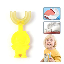 Cute Cartoon Duck U-shape Baby Toothbrush (1 Pc  Mix Color)