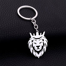 Stylish Metal Lion Head Keychain (1 Pc)