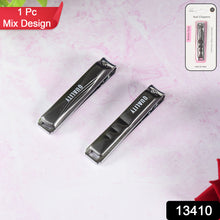 Stainless Steel Folding Portable Large Nail Clippers With Nail File (1 Pc)