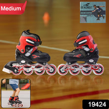 Professional Adjustable Inline Skates For Kids And Adults (Medium  1 Pair)