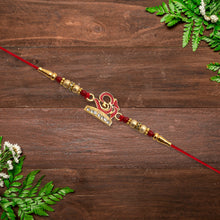 Om Design Traditional Rakhi