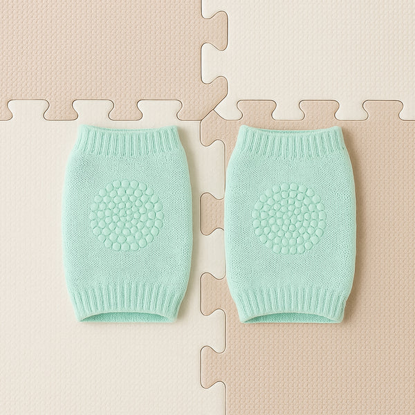 Mint Green Toddler Wool Knit Leg Warmer (Knee Guard)
