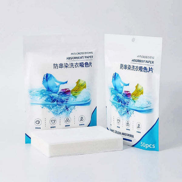 Color Catcher Laundry Sheets | Anti Dye Transfer Fabric Colour Absorber [50 Sheets]