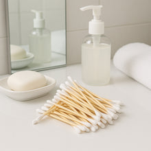 Eco-friendly Wooden Cotton Ear Buds (1 Pkt  100 Pcs Approx)